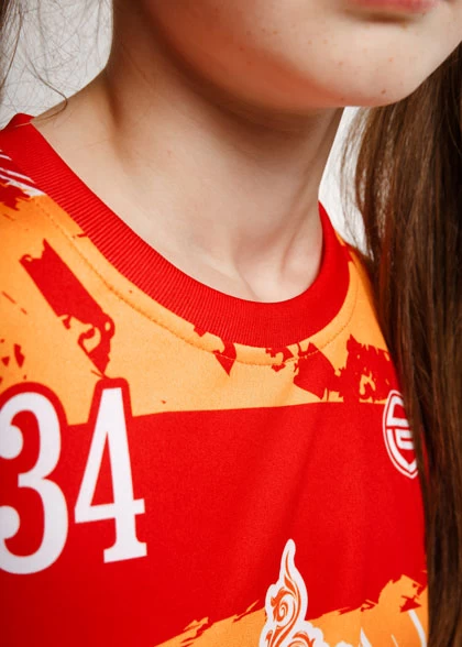 Футбольная майка для девочек FUT-K14.1-SUBL