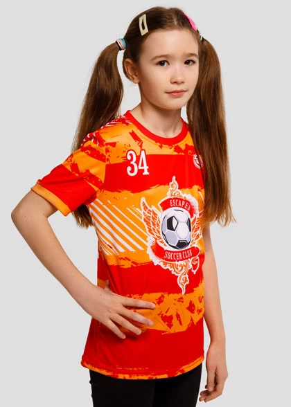 Футбольная майка для девочек FUT-K14.1-SUBL