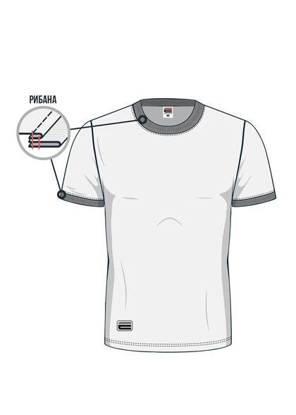 Детская футбольная футболка на вырост FUT-K23.1-SUBL